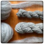 Gotland Roving & handspun yarn